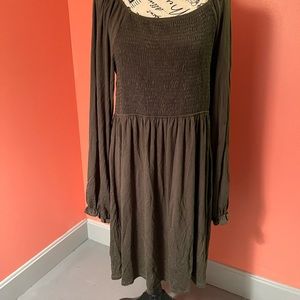 1X White Birch Good Days Ahead Olive Dress New with tags